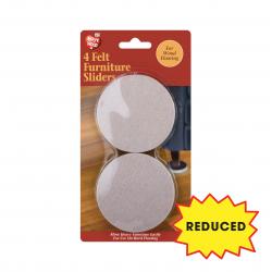 3.5inch FELT FURNITURE SLIDERS 4pk