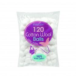 120 PACK WHITE COTTON WOOL BALLS