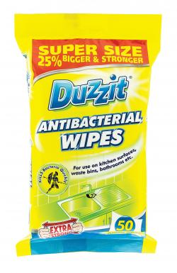 ANTI-BACTERIAL WIPES 50pk