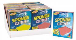 SPONGE CLOTHS 3pk