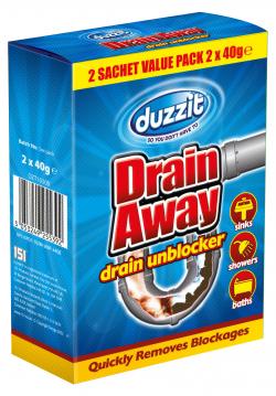 DRAIN AWAY SACHETS 2 x 40g