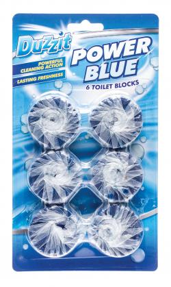 POWER BLUE TOILET BLOCK 6pk