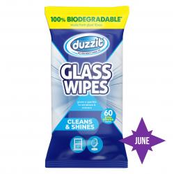DUZZIT BIOD GLASS WIPES 60pk
