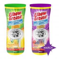 EG FOAMING DRAIN CLEANER 500G - LEMON FRESH/BERRY 