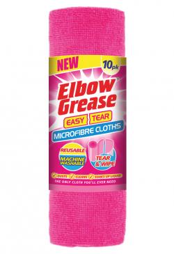 MICROFIBRE EASY TEAR CLOTH PINK 10PK