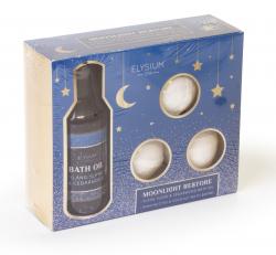 BATH OIL & BATH BOMB SET - MOONLIGHT RESTORE