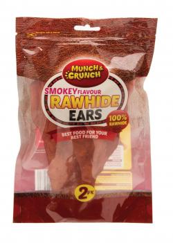 RAWHIDE EARS (SMOKED) 2pk