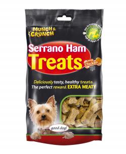 SERRANO HAM TREATS W CHICKEN 175G