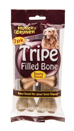 TRIPE FILLED BONE 2pk