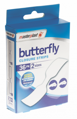 BUTTERFLY CLOSURE STRIPS 36pk