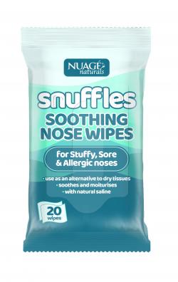 NUAGE SNUFFLES SOOTHING NOSE WIPES
