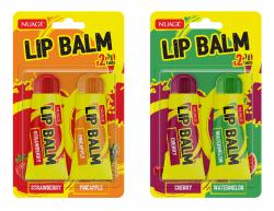 NUAGE LIP BALM MXD CHE & WATER, STRAW & PINE 2x7g