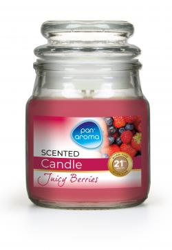 SMALL JAR CANDLE WITH LID - JUICY BERRIES