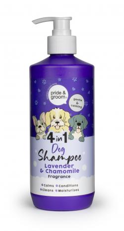 4 IN 1 DOG SHAMPOO 500ML- CALMS, CLEANS, CONDITION