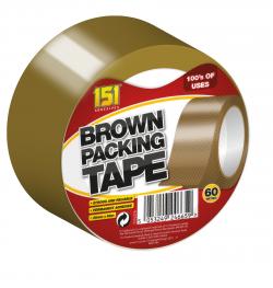 BROWN PACKING TAPE 60mX48mmX0.045mm