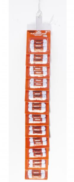FLAT WHITE LACES -TRAINER CS 3pk